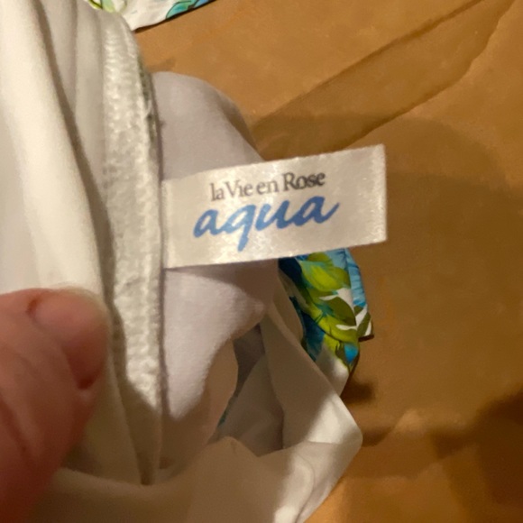 La Vie En Rose Swim Suit Tankini Size Medium Top & XL Bottoms **Read Descrip** - Picture 4 of 9